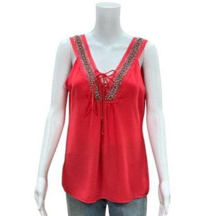 BKE Boutique Coral Ladies Pre-Owned Top - Size Small - Margaret’s Fine Consignment