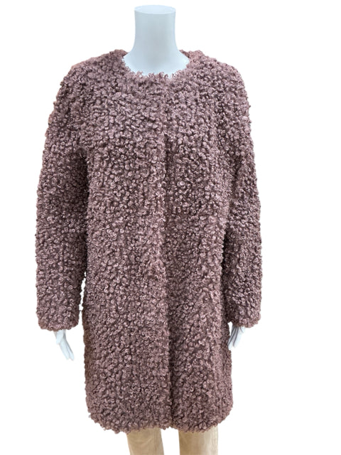 Sundance Size Small Mauve Boucle Pre-Owned Coat, consignment