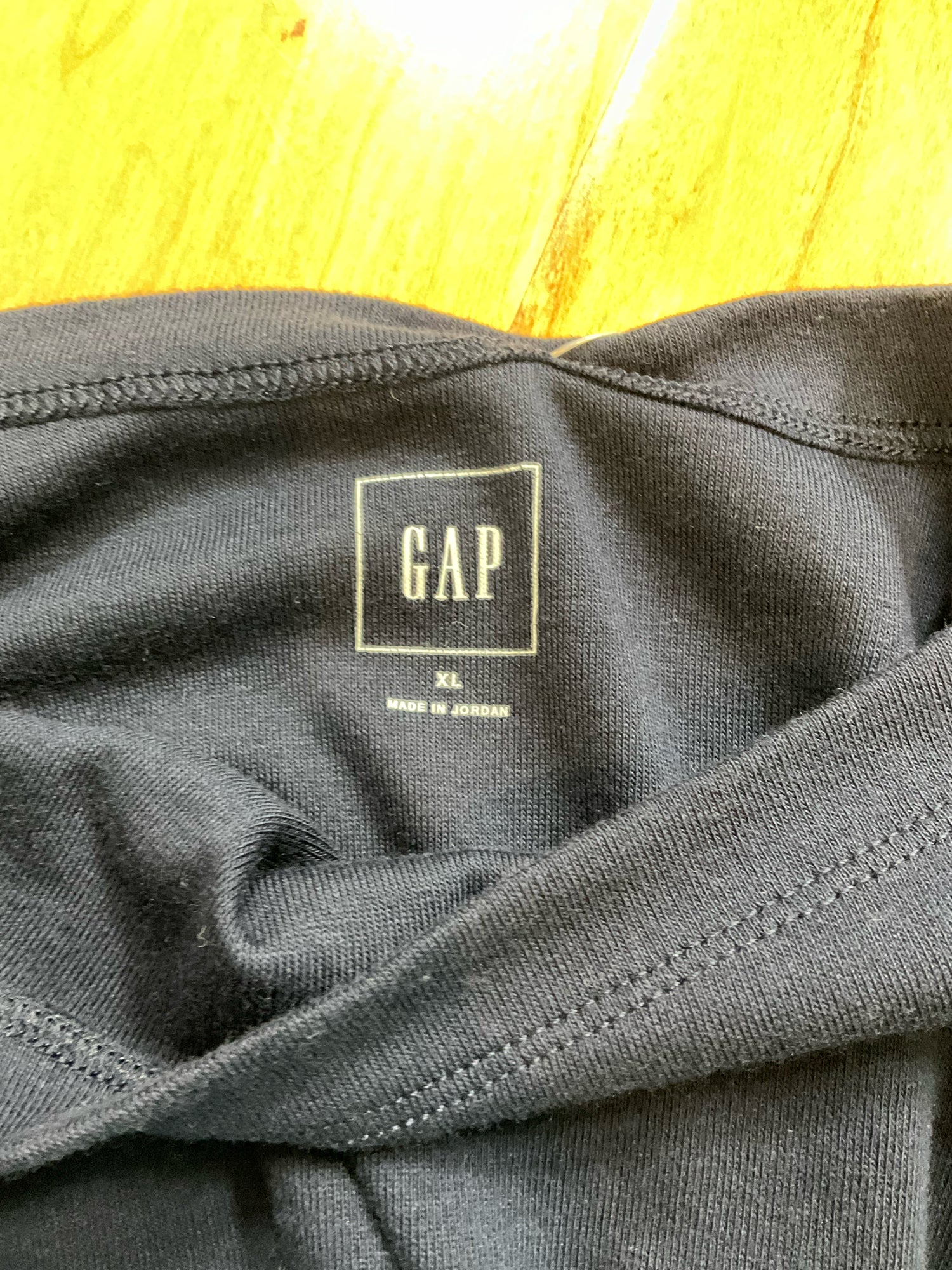 Gap Modern Boatneck Long Sleeve Tee Navy Blue XL | Pima Cotton Modal