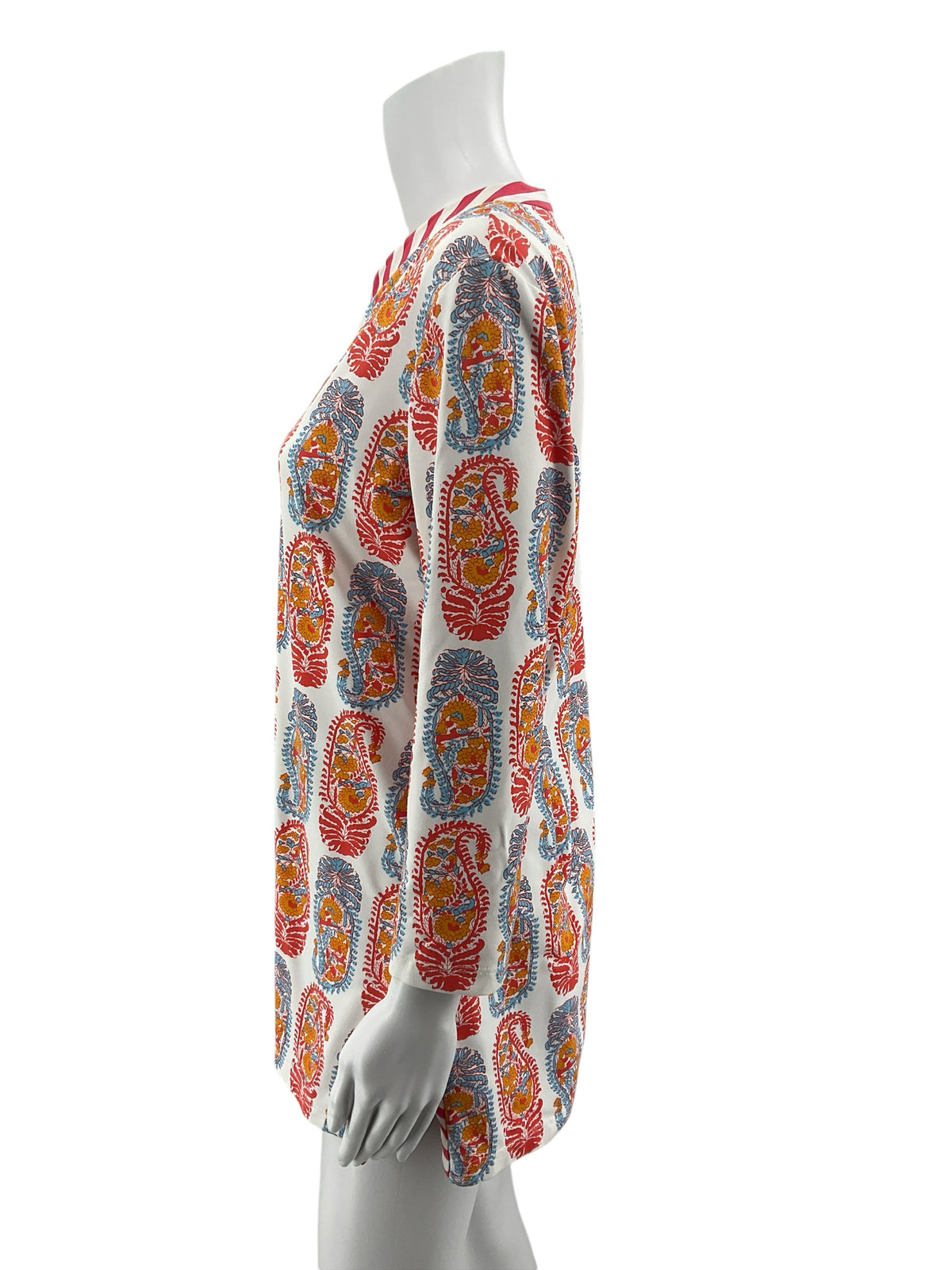 J.McLaughlin Catalina Cloth Paisley Tunic Top Womens Size Large - ONLINE ONLY