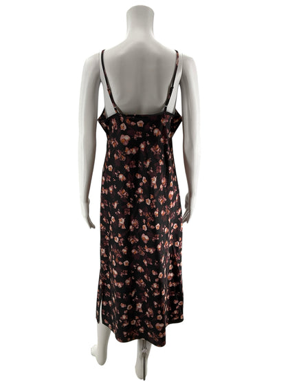 A New Day Floral V-Neck Midi Slip Dress Size Small - ONLINE ONLY