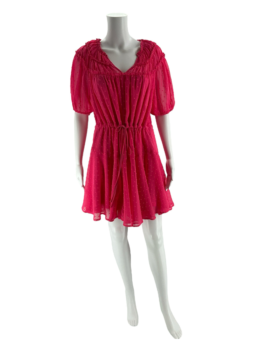 Entro Hot Pink Pre-Owned Ladies Dress - Size Large