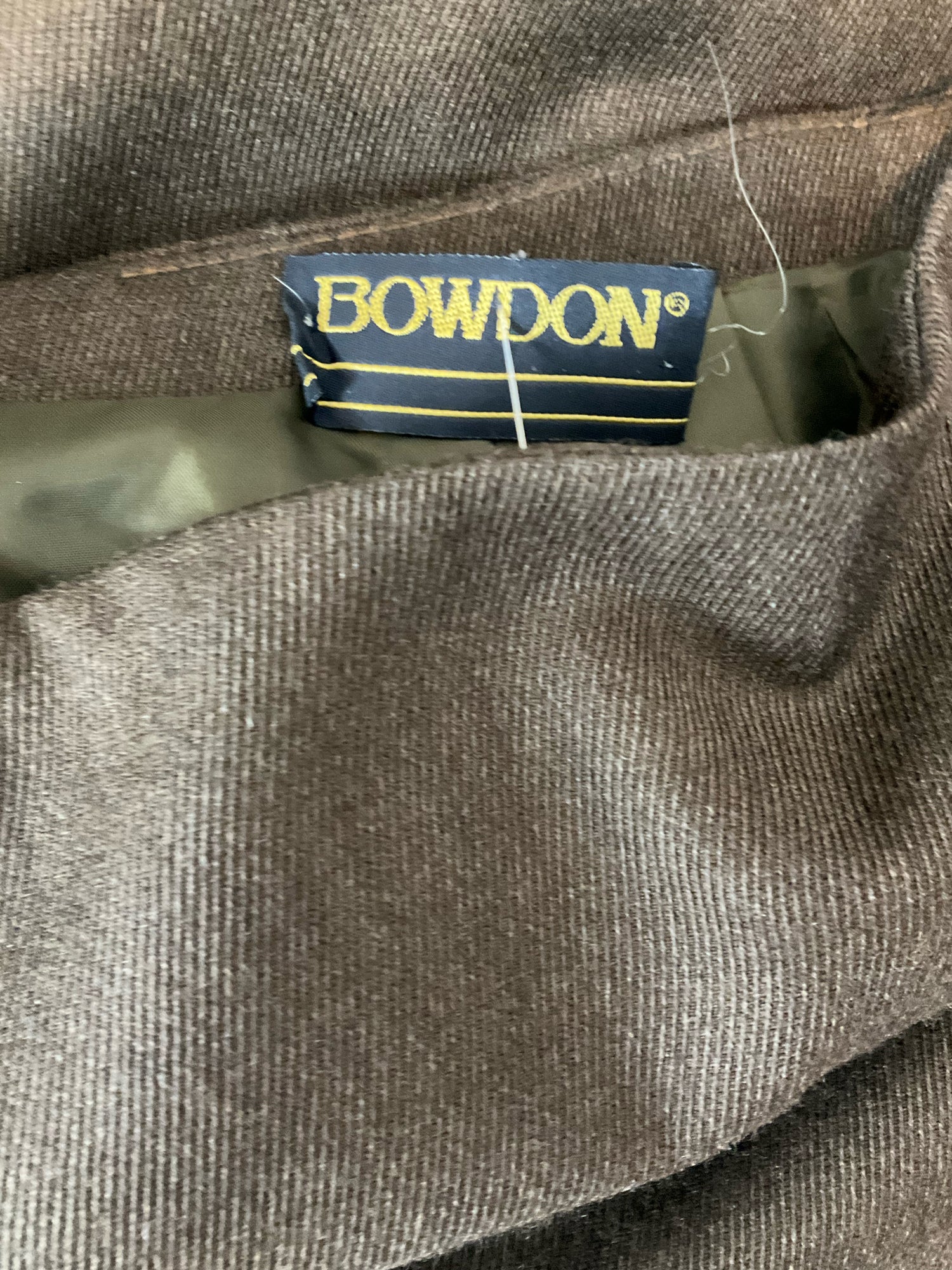 Bowdon Brown Solid Skirt – Women’s Size 8 – ONLINE ONLY