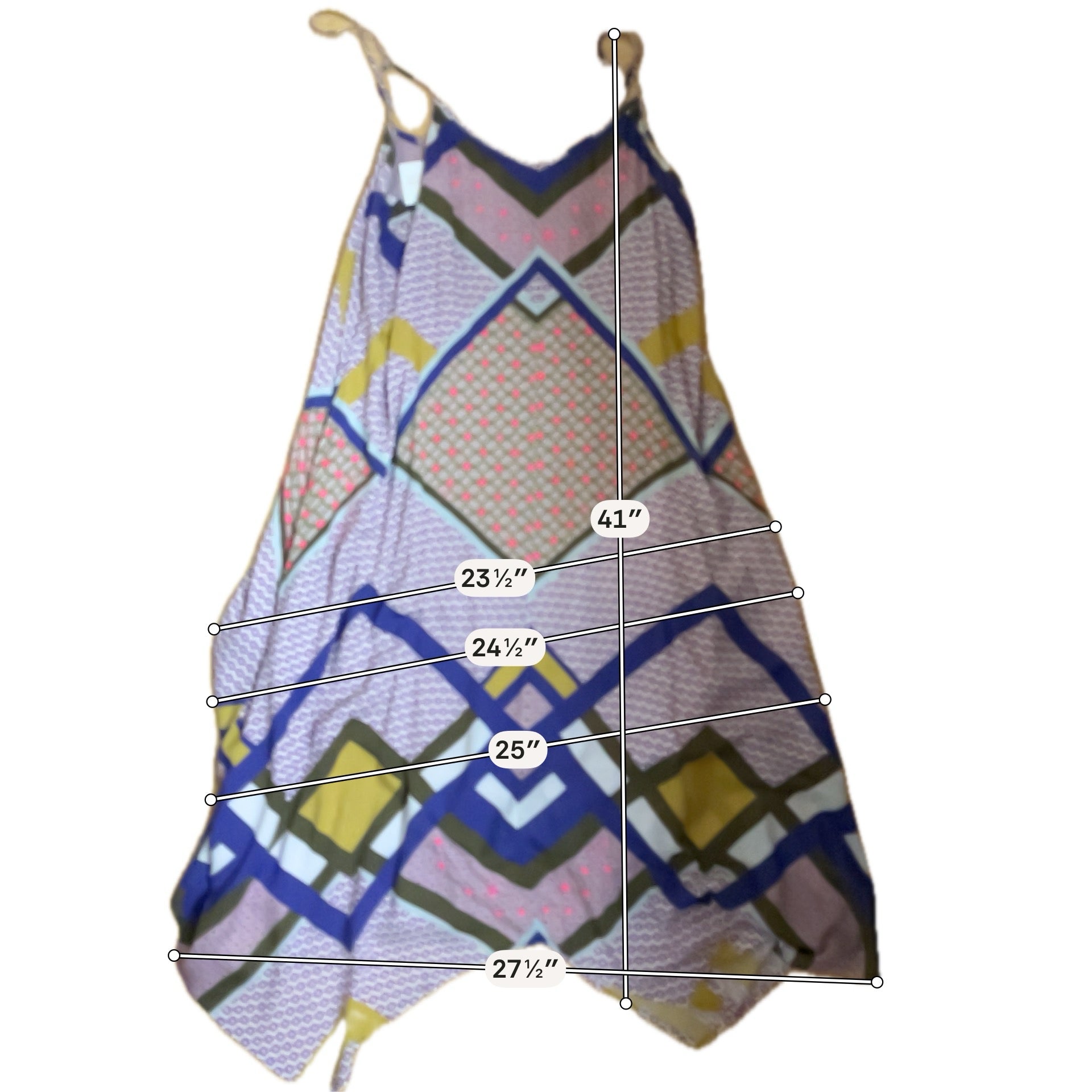 Sundance Multi Color Maxi Calista Patchwork Print Bohemian Midi Dress Size Medium - Size M