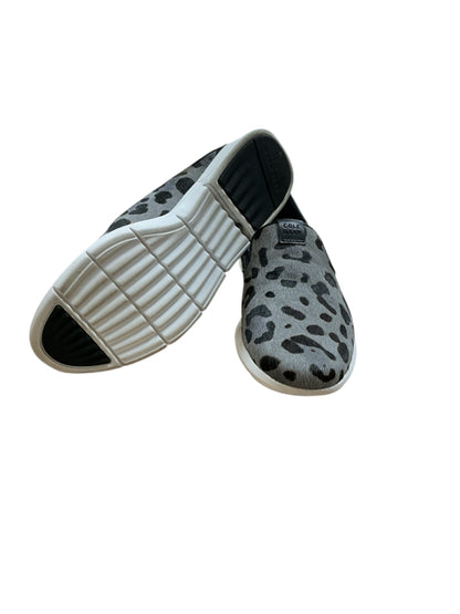 Cole Haan Grandpro Spectator Leopard Print Calf Hair Slip-On Sneaker Size 5