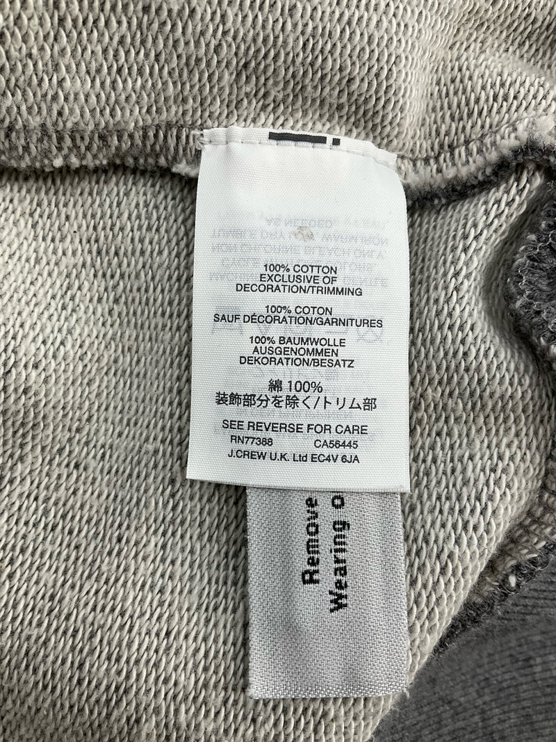 J Crew Gray/Black Heathered Pre-Owned Ladies Top - Size Small