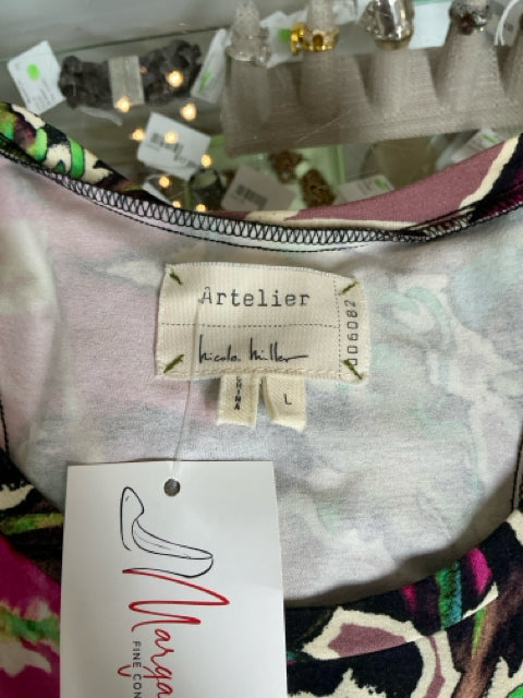 Årtelier Nicola Miller Floral Racerback Maxi Dress Size Large - ONLINE ONLY