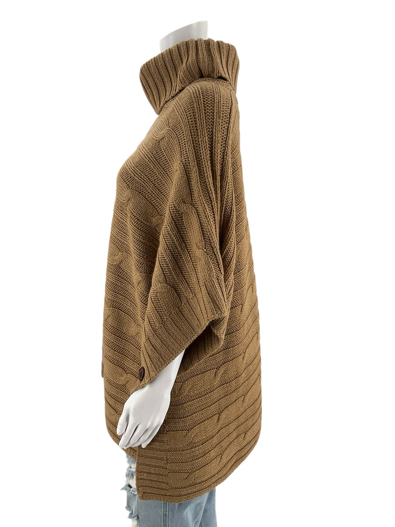 Gap Camel Cable Pre-Owned Ladies Shrug - Size XS/S