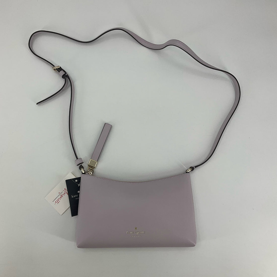 Kate Spade Saffiano Leather Crossbody Bag Lavender | Pre-Owned