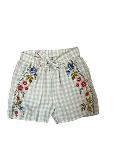 Johnny Was tan/white Shorts Size XS tan/white Floral Shorts - Size XS