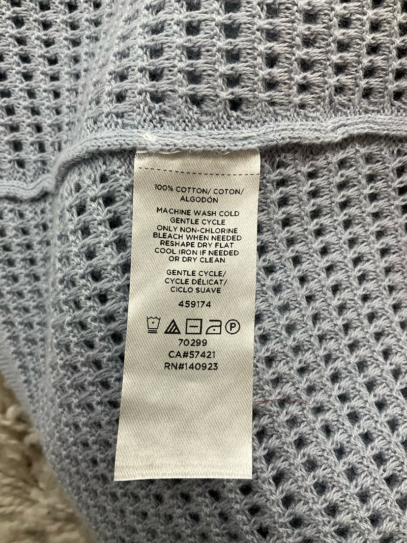 Loft Blue Solid Pre-Owned Ladies Top - Size Small