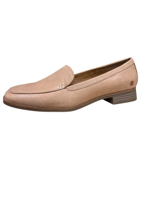 Lucky Brand Alba Tan Square Toe Loafer Flats Size 7.5 NWT