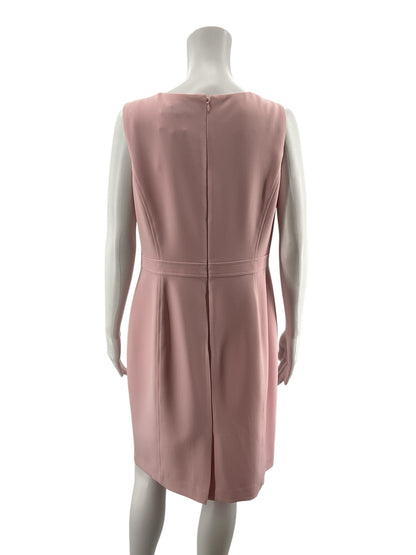 Kasper Pink Sleeveless Sheath Dress Size 10P