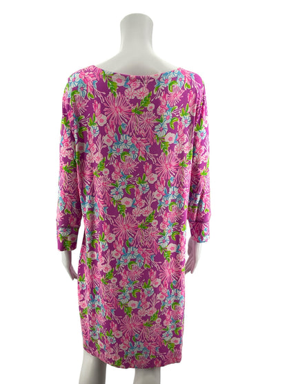 Lilly Pulitzer UPF 50+ Sophie Dress First Impression Floral Size XL