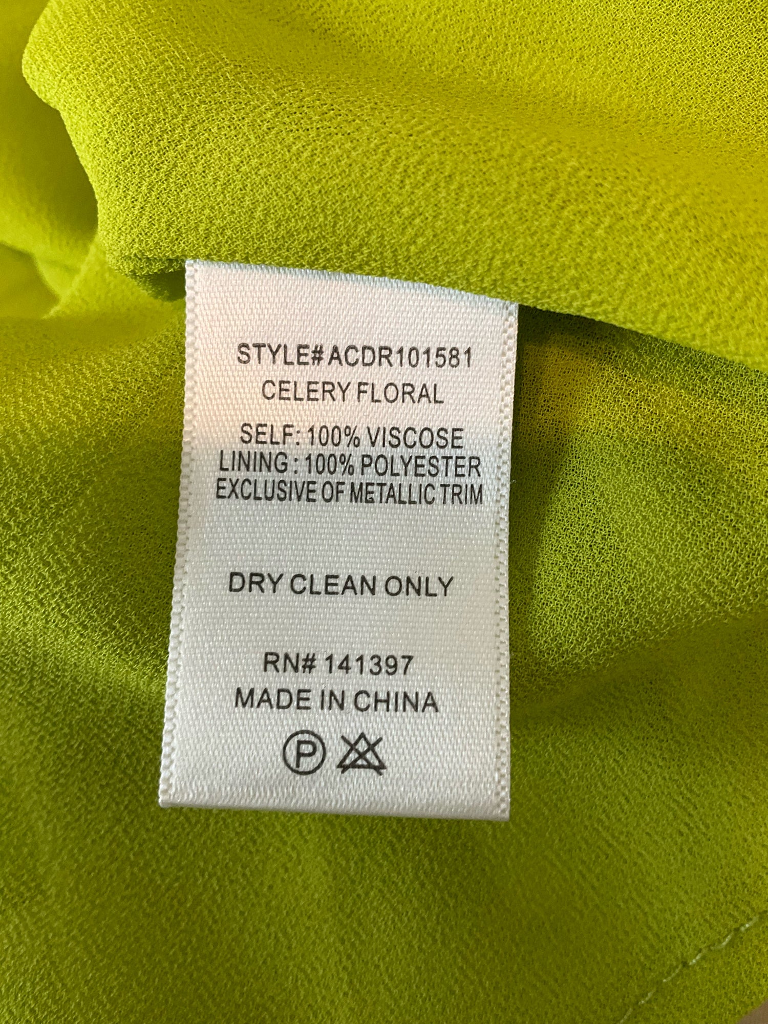 ASTR The Label Gaia Chain Halter Mini Dress XS Celery Floral