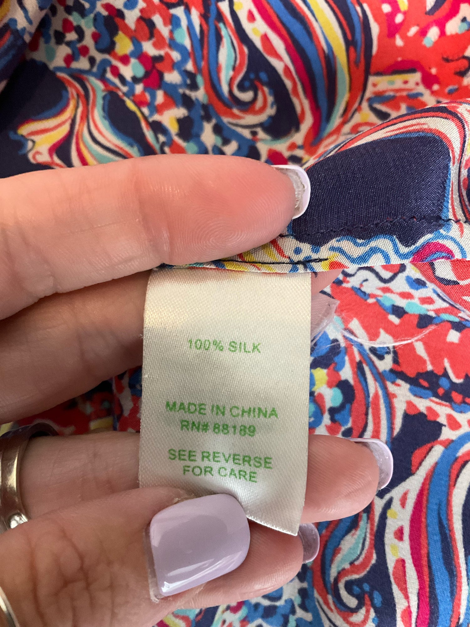 Lilly Pulitzer Elsa Silk Top &