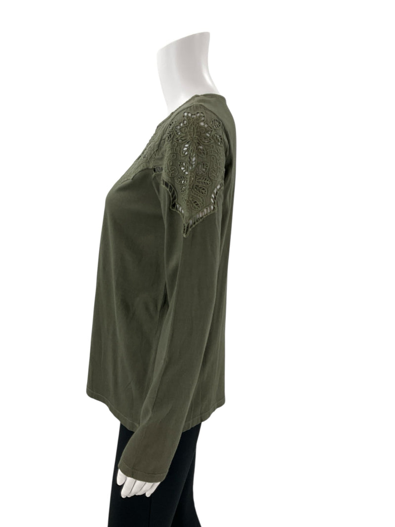 Sundance Olive Solid Pre-Owned Ladies New with Tags Top - Size XS - Margaret’s Fine Consignment