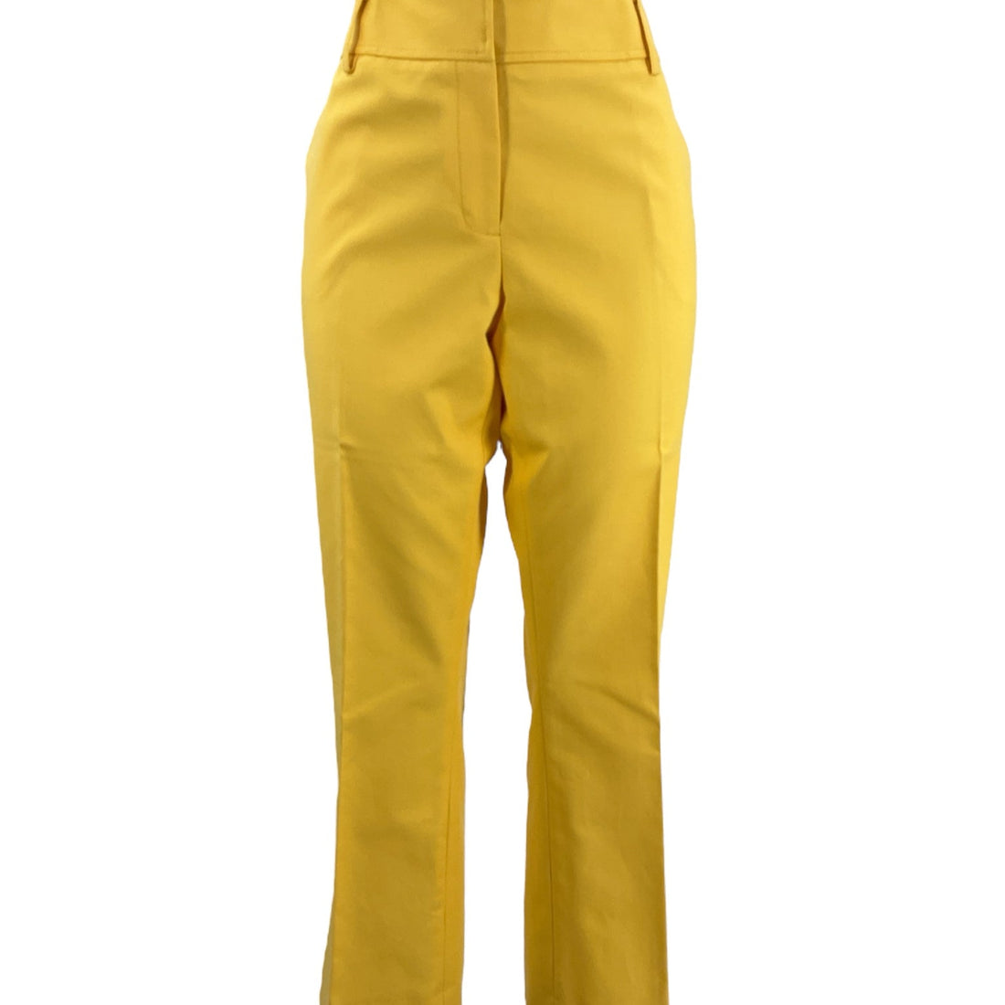Etcetera Yellow Solid Pre-Owned Ladies Pants - Size 12 - Margaret’s Fine Consignment