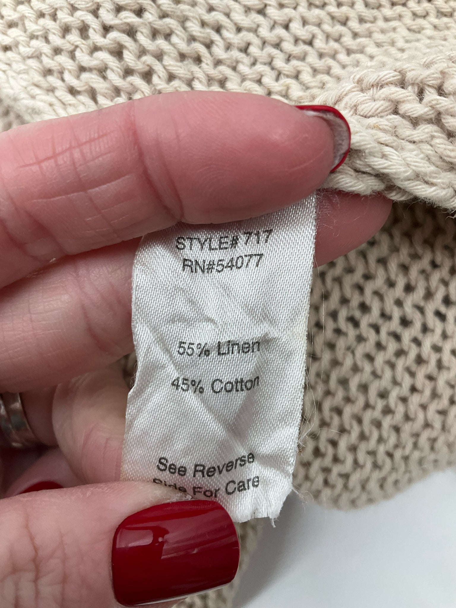 Cabi Tan Solid Pre-Owned Ladies Vest - Size XS