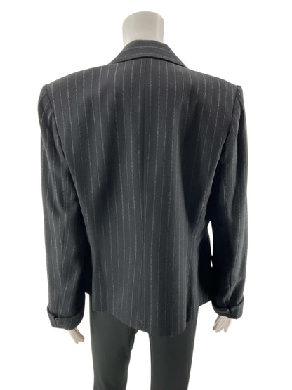 Kasper for A.S.L.Kasper for A.S.L. Pinstripe Notched Collar Blazer Jacket Size 10