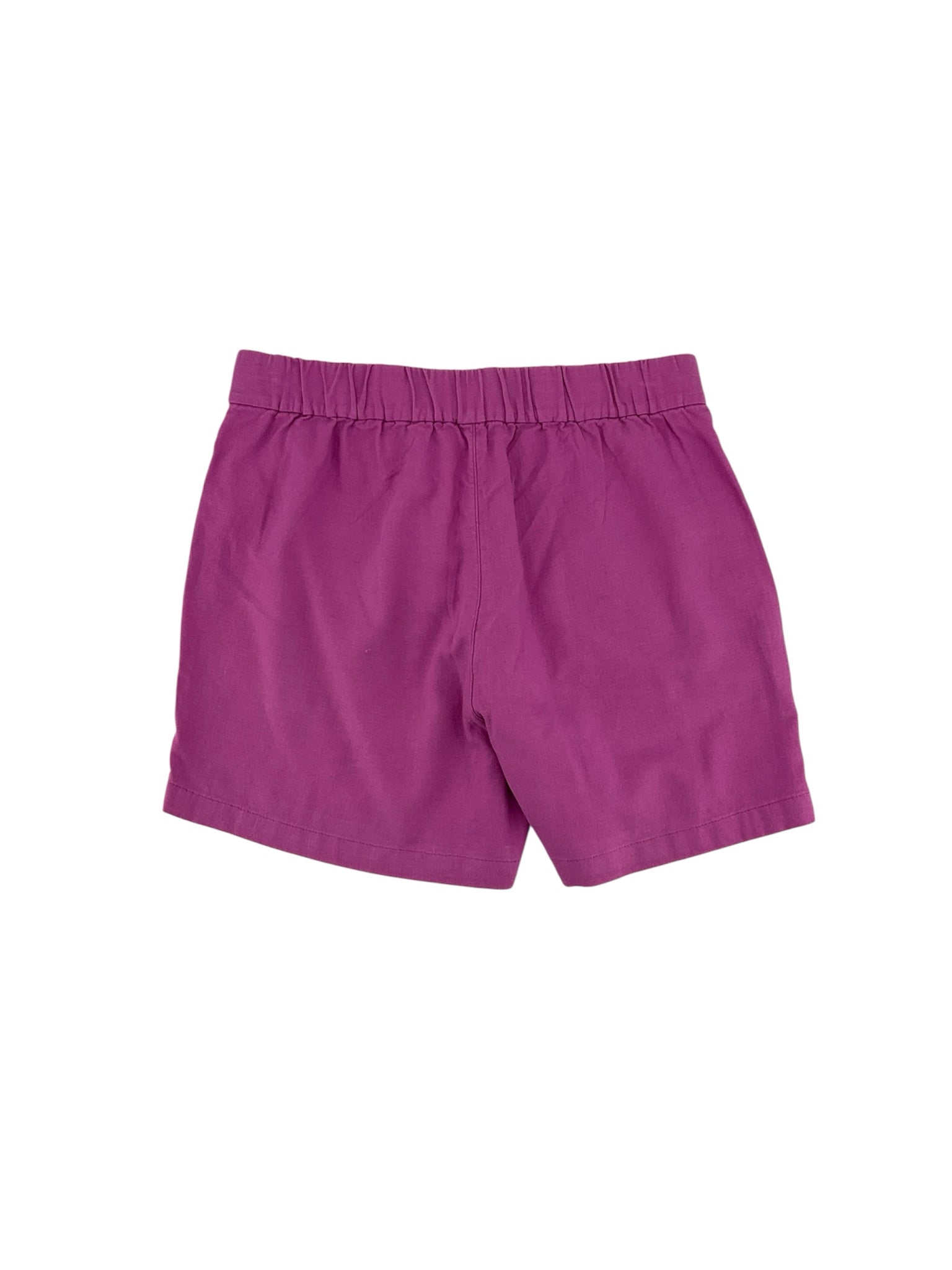 J. Crew Purple Shorts Seaside Linen Blend Pull-On Shorts XXS Fuchsia Pink - Size xxs