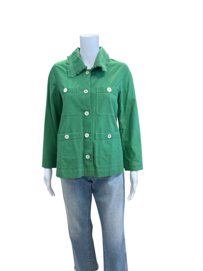 Tuckernuck Size XS Green Solid Pre-Owned Ladies Jacket