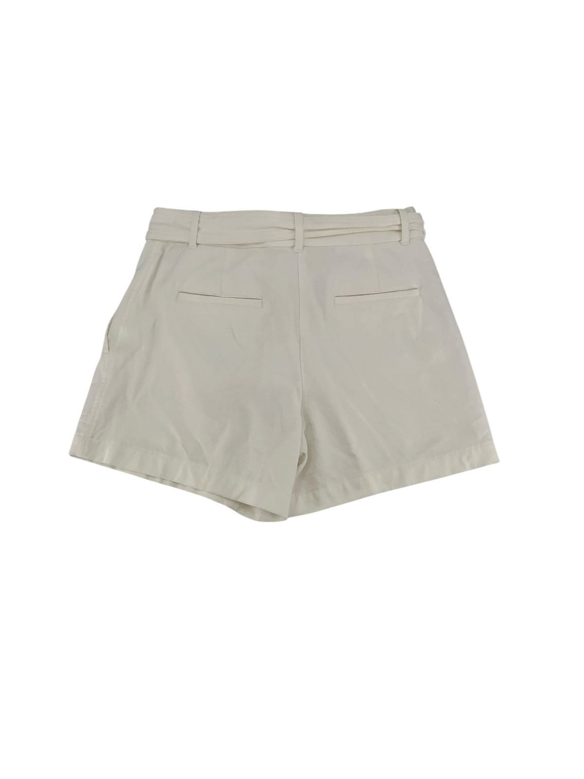 Ann Taylor White Tie-Waist Paperbag Shorts Size 4 - ONLINE ONLY