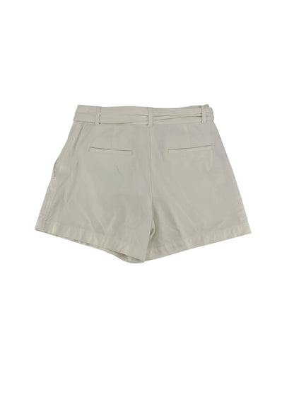Ann Taylor White Tie-Waist Paperbag Shorts Size 4 - ONLINE ONLY