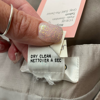 Talbots Gray Tapered Silk Pants – Size 6, Excellent Condition - Margaret’s Fine Consignment