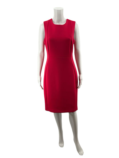 Calvin Klein Pink Solid Pre-Owned Ladies Dress - Size 10