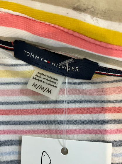 Tommy Hilfiger Multicolor Stripe Sleeveless Polo Tank Top | Size Medium
