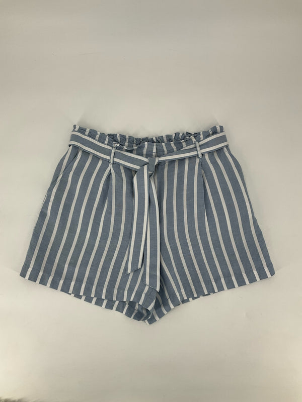 Loft Blue/White Stripe Pre-Owned Ladies Shorts - Size Medium