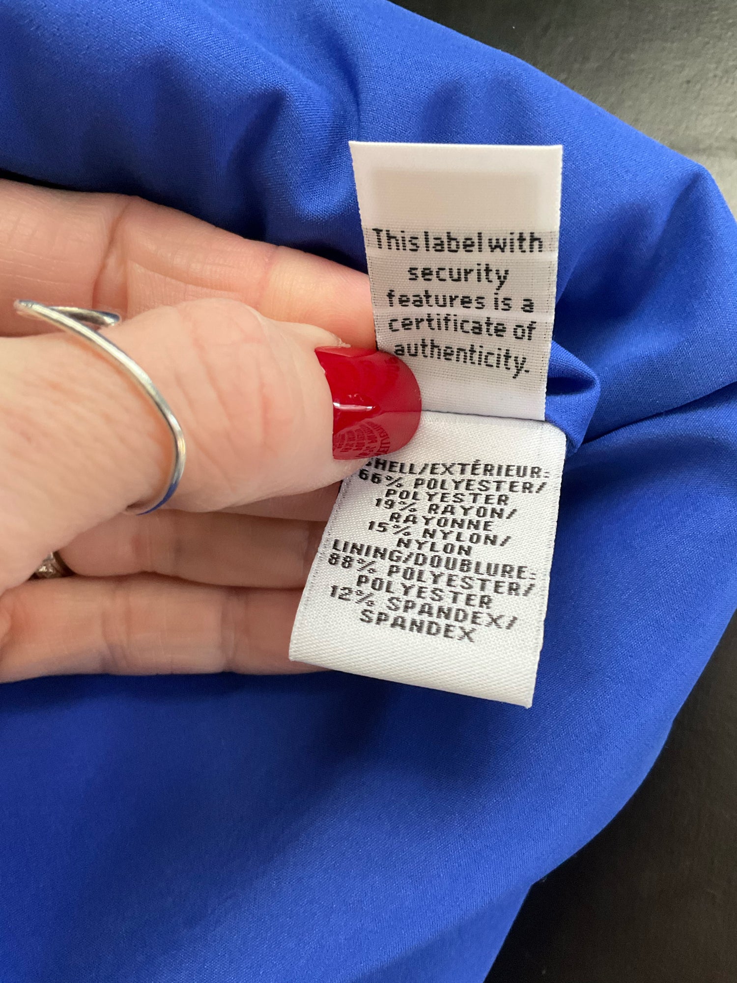 Diane von Furstenberg Blue &amp; White Octagon Print Dress – Women’s Size 8 - ONLINE ONLY