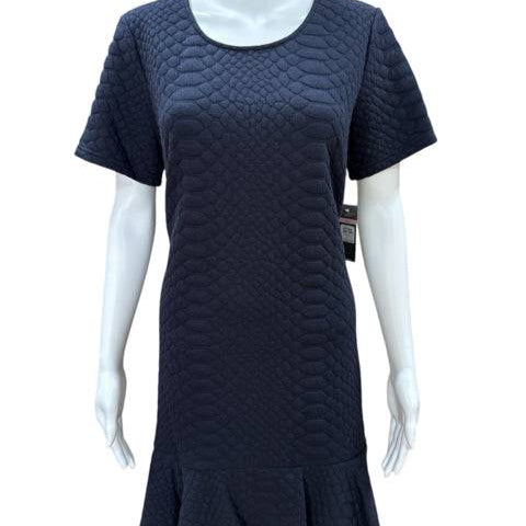 Sharagano Navy Solid Pre-Owned Ladies New with Tags Dress - Size 10 - Margaret’s Fine Consignment