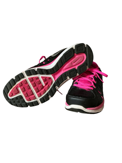 Nike Dual Fusion Womens Running Shoes Size 10 Black Pink Athletic Sneakers