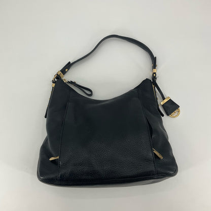 Michael Kors Astor Black Pebbled Leather Studded Hobo Bag | Pre-Owned