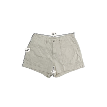 AG Adriano Goldschmied The Walker Short White Cotton Blend Size 6 / 28
