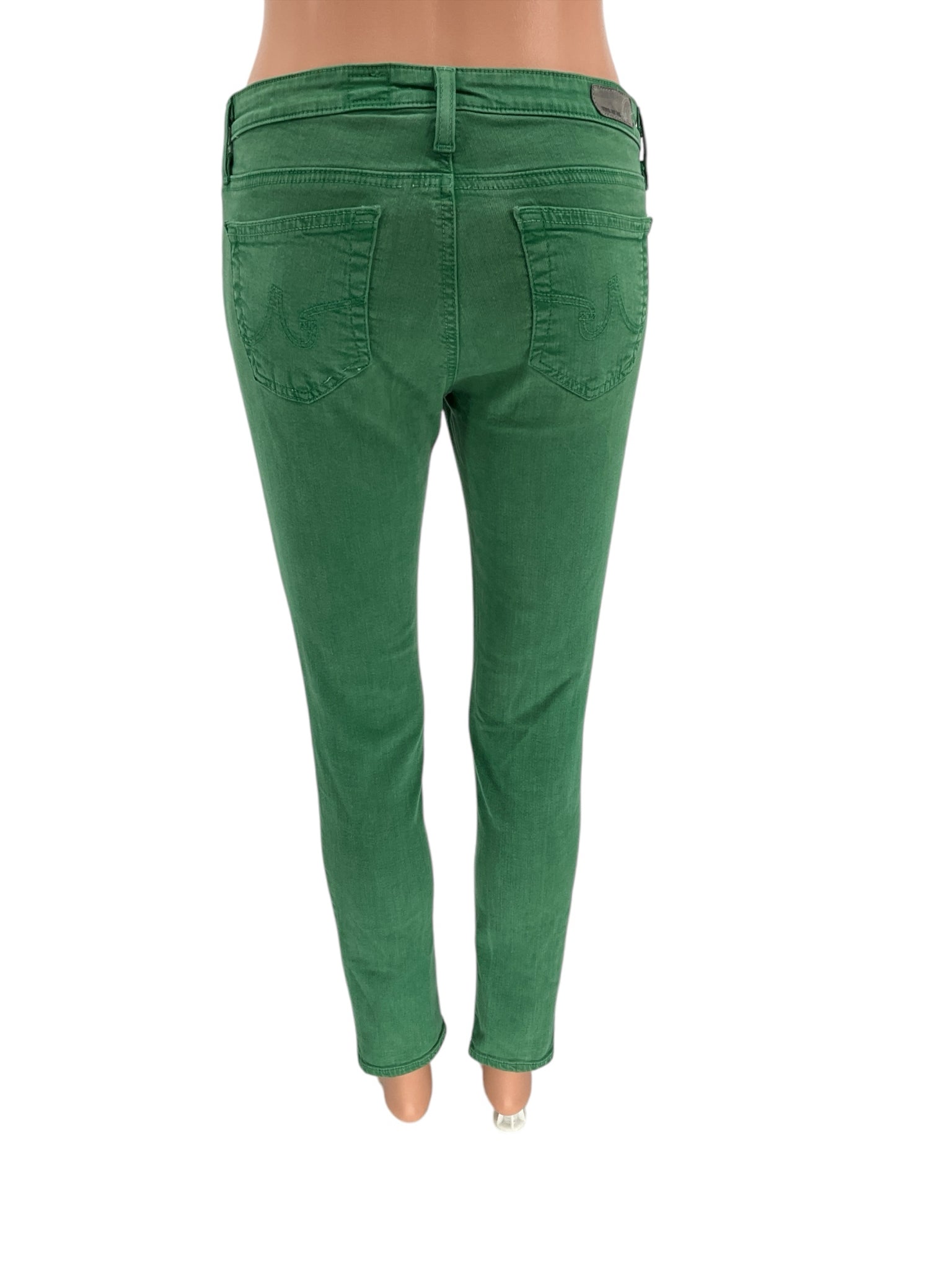 Adriano Goldschmeid Green Solid Pants Size 4