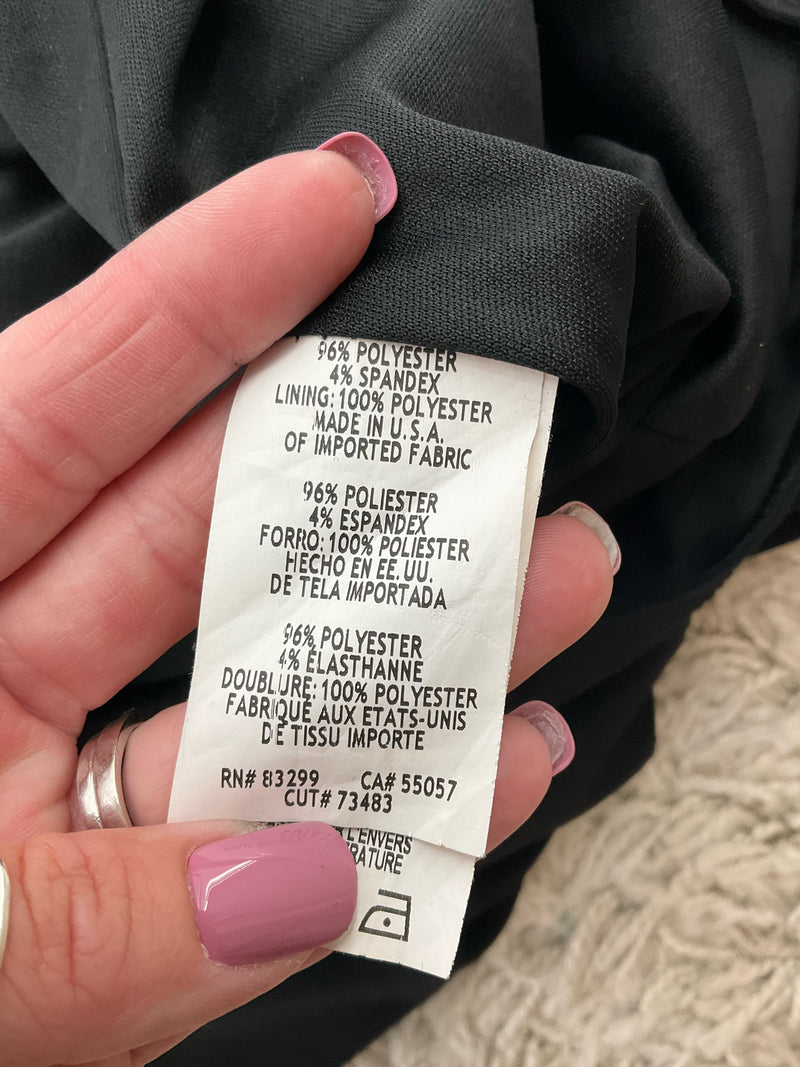 Bebe Black Solid Pre-Owned Ladies Dress - Size 6