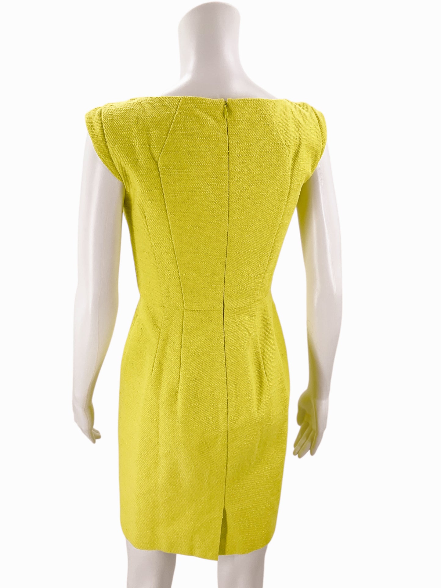 Ann Taylor Green Dress Size 0P - rear view