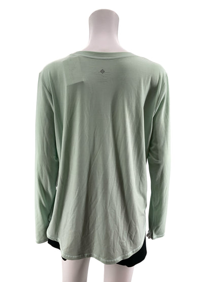 Antonio Melani NWT Mint Green Soft Stretch Lyocell Blend Long Sleeve Top XL