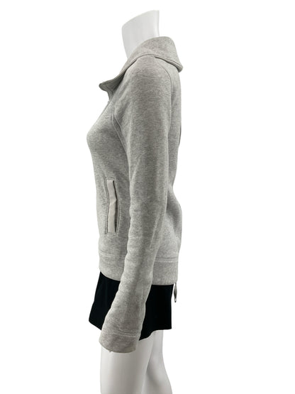 Lululemon Forme Jacket II Full-Zip Heathered Gray Size 4