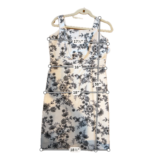 Ann Taylor White/Black Floral Pre-Owned Ladies New With Tags Dress - Size 6 Margaret's Fine Consignment Ann Taylor White/Black Floral Pre-Owned Ladies New With Tags Dress - Size 6 Margaret's Fine Consignment