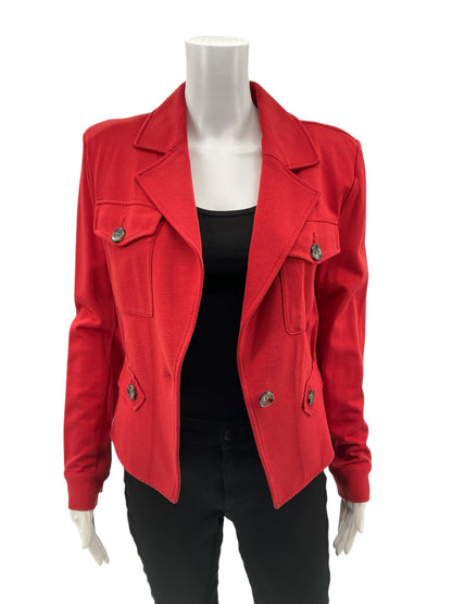 Cabi Red Solid Pre-Owned Ladies Jacket - Size 6