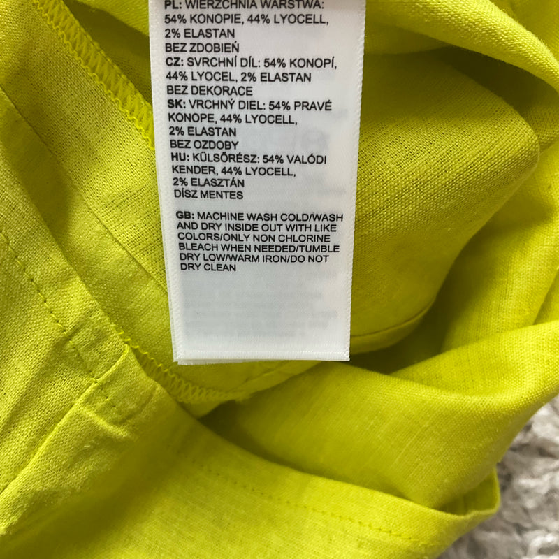 The North Face Yellow Solid Pre-Owned Ladies Top - Size Medium - Margaret’s Fine Consignment