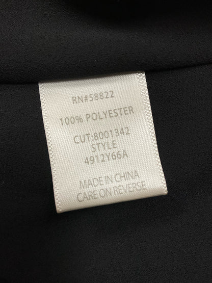 Max Studio Geometric Print A-Line Dress Sleeveless Panel Hem Black Ivory Size Small - ONLINE ONLY
