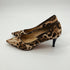 MK tan/brown Heel Shoe Size 8.5 tan/brown Animal Pre-Owned Ladies Heel - Size 8.5
