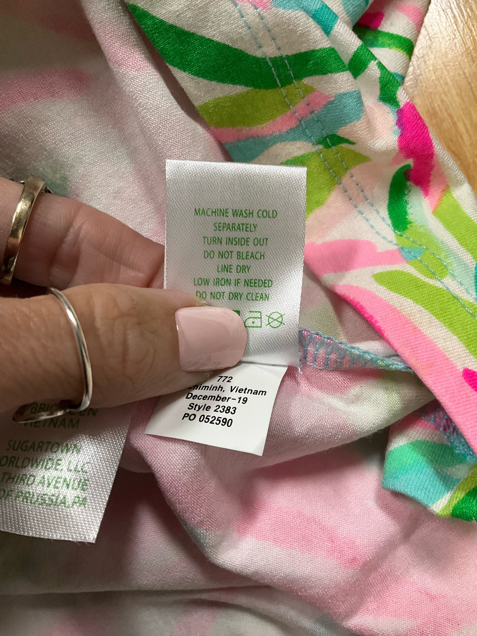 Lilly Pulitzer Nevie Dress Multi Casa Del Sol Floral Tunic Size Small