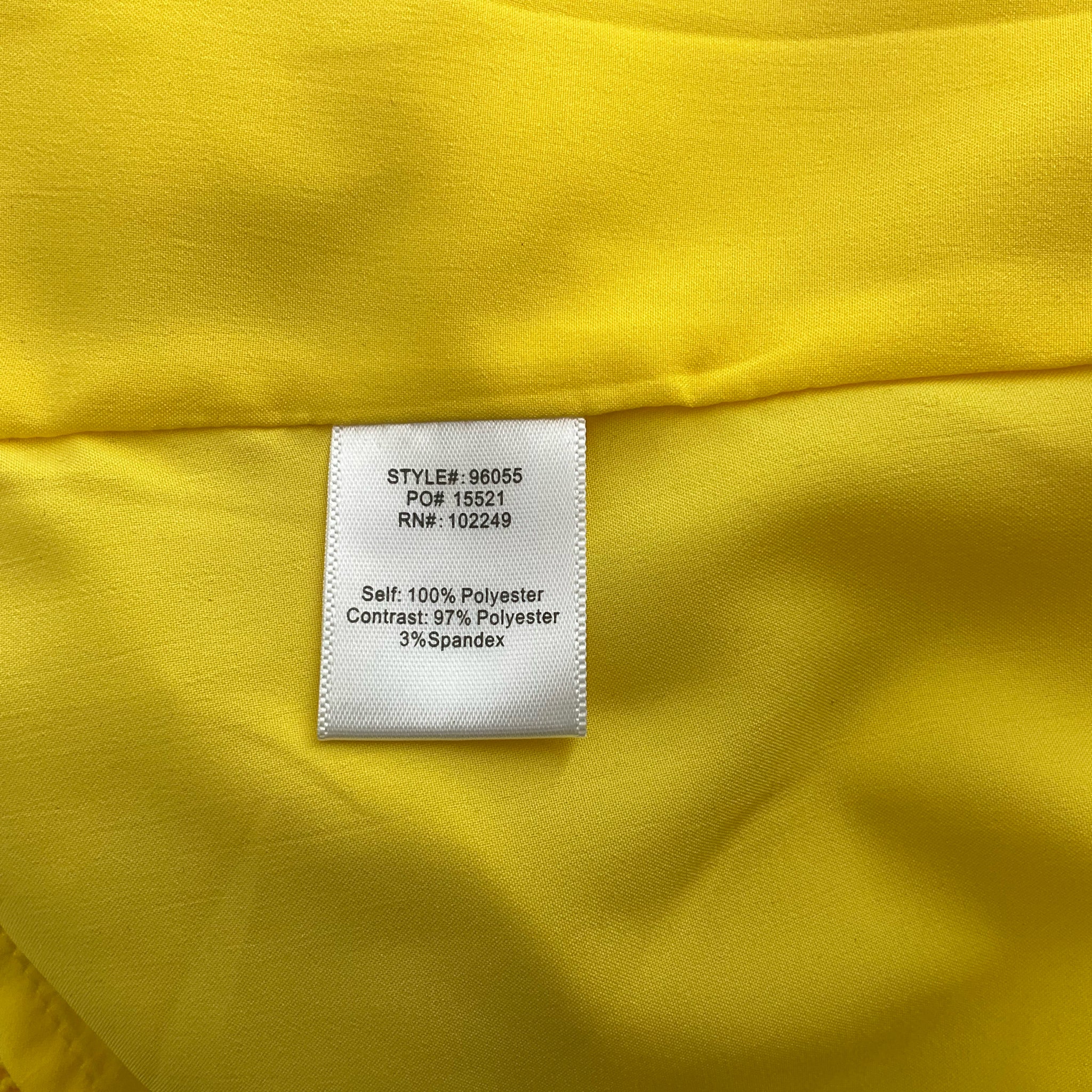 Skies Are Blue Yellow Dress Size Medium