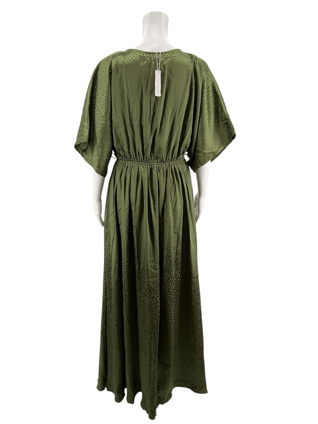 Baltic Born Olive Maxi Lydia Olive Jacquard Maxi Dress Size Large NWT - Size L